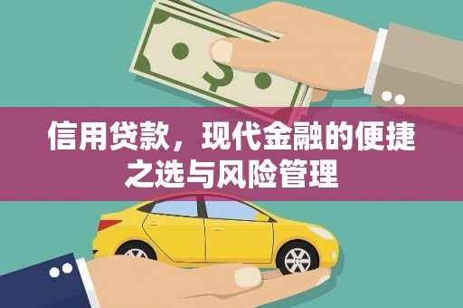 宣威信用贷款，现代金融的便捷之选与风险管理