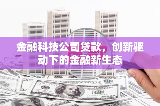 璧山金融科技公司贷款，创新驱动下的金融新生态