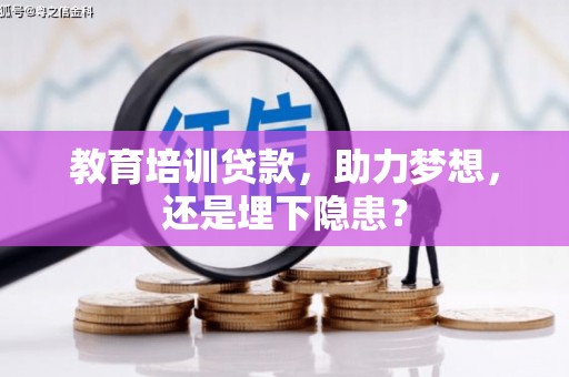 武川教育培训贷款，助力梦想，还是埋下隐患？