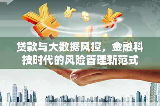三穗贷款与大数据风控，金融科技时代的风险管理新范式