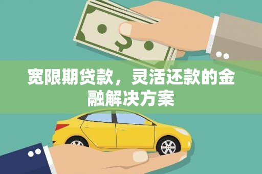雨城宽限期贷款，灵活还款的金融解决方案
