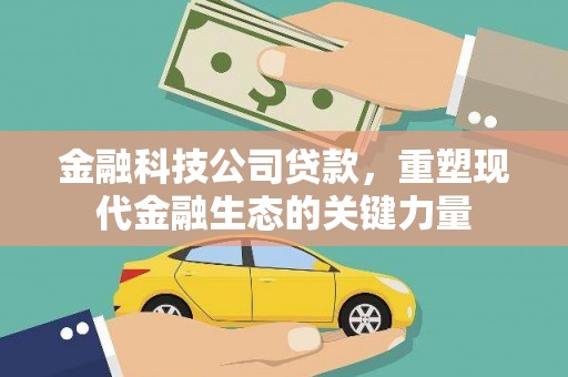 和静金融科技公司贷款，重塑现代金融生态的关键力量