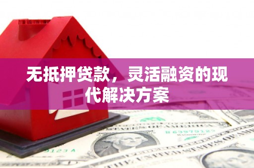 漳县无抵押贷款，灵活融资的现代解决方案